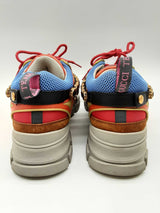 Gucci Flashtrek Orange Purple Crystal Sneakers Size Gucci 13 Mens Do0125oxzde