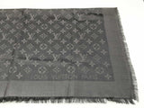 Louis Vuitton Monogram Classique Silk & Wool Square Shawl Fw0325ozxdu