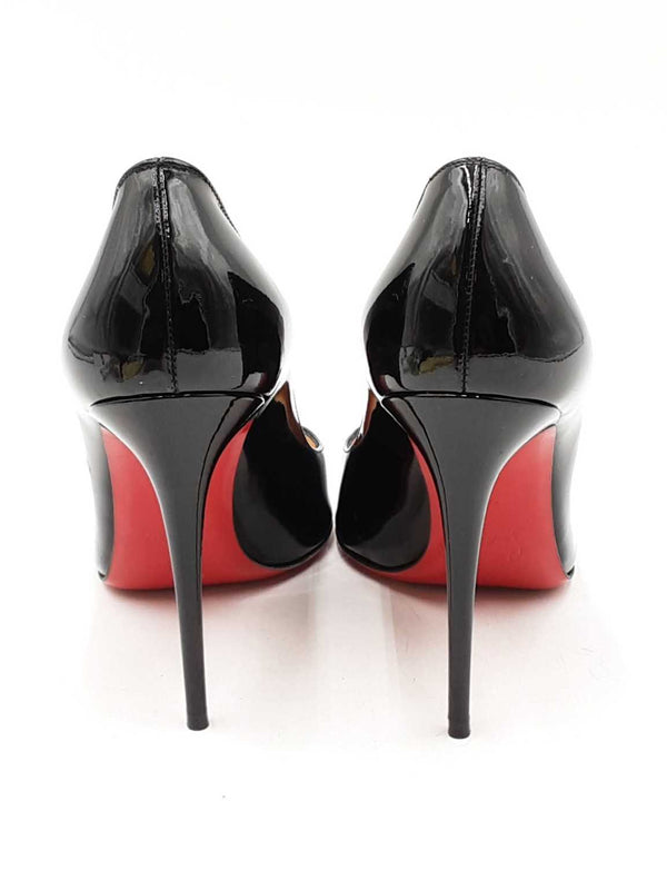 Christian Louboutin Black Patent Leather Heels Size 37 Eb1125lxzdu