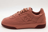 Chanel Mauve Wool Mixed Fibers Cc Sneakers Size 36 Eb0126exzde
