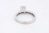 1.13ctw Diamond Ring In 14k White Gold 3.3 Grams Size 6.75 Eb0325llxzsa