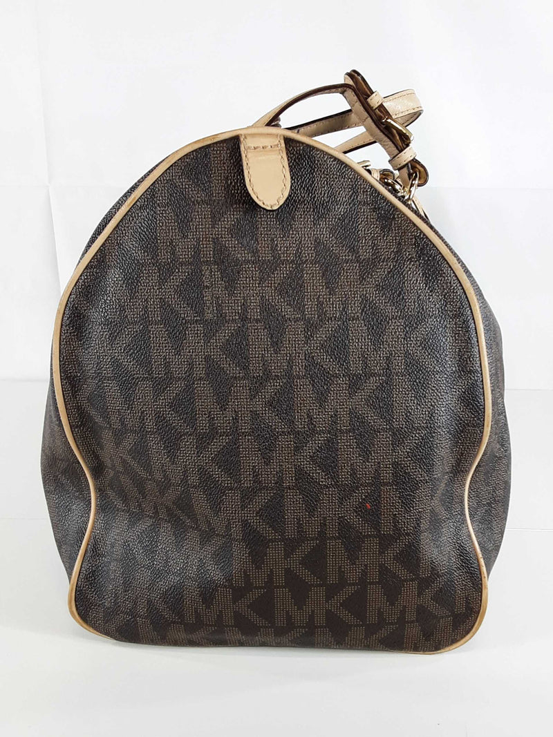Michael Kors Grayson Brown Duffle Bag Sd0825ixde