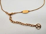 Louis Vuitton Lv And Me Letter Gold Plated Pendant Chain 24 In Do0424lrxde