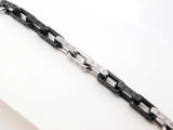 Louis Vuitton Monogram Chain Bracelet In Stainless Steel Size M Fw0526lrxdu