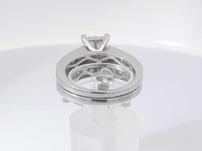 1.57 Cttw Diamond 14k White Gold Engagement Set Size 8.5 Aa0825ewzsa