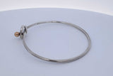 Tiffany & Co. Love Knot Sterling & 18k Yellow Gold Bangle Bracelet 7g Eb0526crde