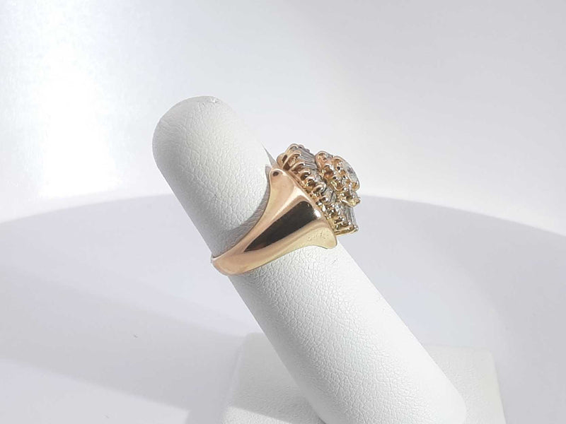 .51ctw Diamonds 14k Yellow Gold 8.5 Grams Ring Size 5 Sd0325pzrsa