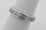 0.55cttw Diamond Ring In 14k White Gold 4.7 Grams Size 5.5 Eb0726pxzsa