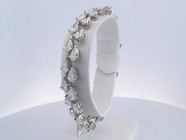 20 Cttw Diamond 14k White Gold 16.9 G Tennis Bracelet 7 In Aa0725lxzxzsa