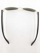 Ray-ban Rb 2132 New Wayfarer Classic Black & White Sunglasses Eb1125ordu