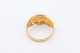 24k Yellow Gold Flower Ring 4.7 Grams Size 8.5 Eb0924olrsa