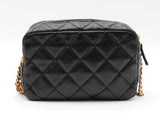 Chanel Coco Crush Camera Case In Black Lambskin Fw0426orzxdu