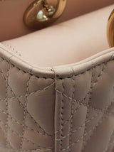 Christian Dior Medium Lady Dior Bag In Cannage-quilted Lambskin Fw0926lixzdu