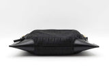 Fendi Chef Baguette Handbag In Black Zucchino Canvas & Leather Fw1125woxdu