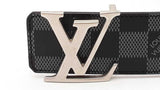 Louis Vuitton Damier Graphite Belt & Silver-tone Initiales Buckle Fw0525lrxdu