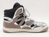 Gucci Basket Silver Sneakers Size 6.5 Aa0925lorsa