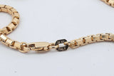 14k Yellow Gold Box Chain Necklace 24.6 Grams 26 Inch Eb1225lwxzsa