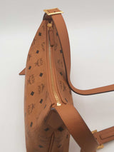 Mcm Aren Hobo Shoulder Bag In Cognac Visetos Eb0626oxzsa