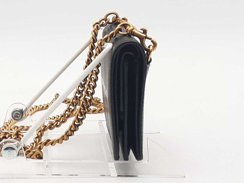 Balenciaga Cash Mini Wallet On Chain Black Wallet Aa0525loxsa