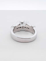0.88 Cttw Diamond & 14k White Gold Ring 9.2 Grams Size 6.5 Fw0825cxzdu