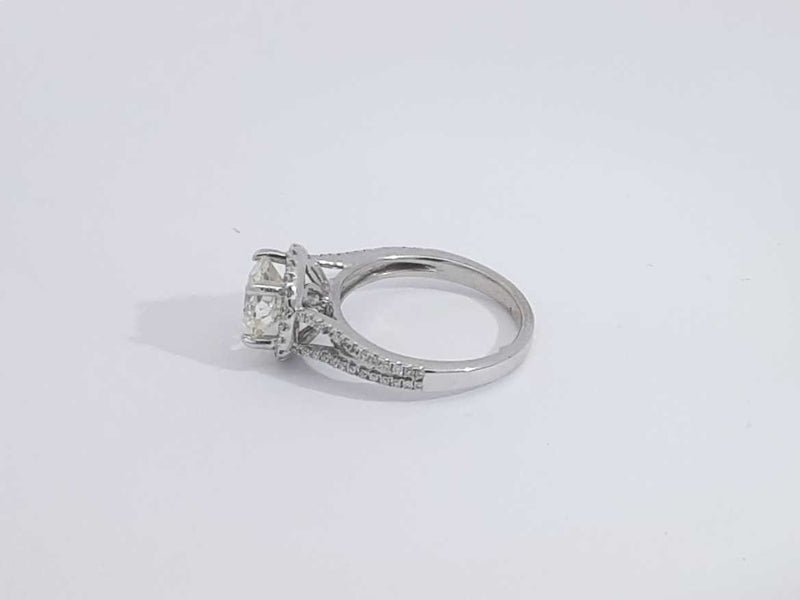 1 Cttw Diamond 14k White Gold Ring 2.8 Grams Size 4 Aa0525lerzsa