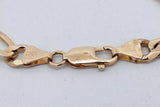 14k Yellow Gold Figaro Link Bracelet 21.1 Grams 8.5 Inch Eb0826loxzsa