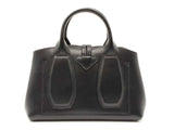 Longchamp Roseau Convertible Black Leather Crossbody Tote Fw0825lrxdu
