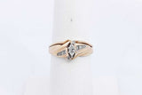 0.25ctw Diamond Ring In 14k Yellow Gold 3.5 Grams Size 6 Eb0225lrrsa