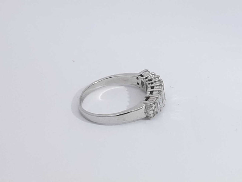0.90 Cttw Diamond Platinum Ring 4.5 Grams Size 6 Aa0525pxzsa