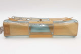 Chanel Pvc Beige & Blue Patchwork Flap Bag Eb0626cxzsa