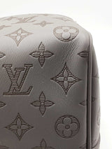 Louis Vuitton Monogram Shadow Keepall Bandoulière 50 In Anthracite Gray Leather Fw0826lzxzdu