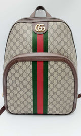 Gucci Ophidia Gg Supreme Canvas Backpack With Web Stripe Ebcrxdu 144030004311