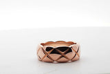 Chanel 18k Rose Gold Coco Crush Ring Size 5.5 6.7g Lh0924exzde