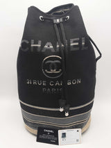 Chanel Canvas Drawstring Backpack Eb0226exzsa