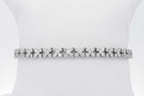 1.7cttw Diamond Tennis Bracelet In 14k White Gold 12.1 Grams 7 Inch Eb0526sorsa
