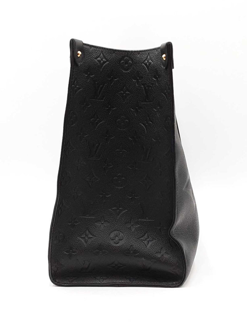 Louis Vuitton Onthego Gm Tote In Black Monogram Empreinte Leather Fw0825crxdu