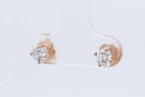 0.4cttw Lab Grown Diamond Stud Earrings In 14k Yellow Gold 0.8 Grams Eb0726lxzdu