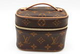 Louis Vuitton Monogram Nice Nano Cosmetic Case Eb0826exzde