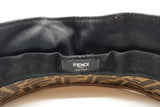 Fendi Zucca Ff Logo Jacquard Canvas Sun Visor Hat Eb0526lrxde