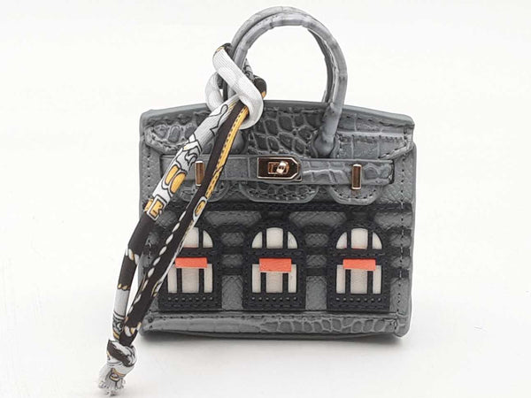 Mini Bag Charm House Gray Aa0825esa