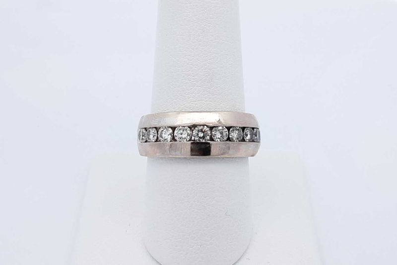 Approx. 0.5ctw Diamond Ring In 14k White Gold 8 Grams Size 8 Eb0824orxdu