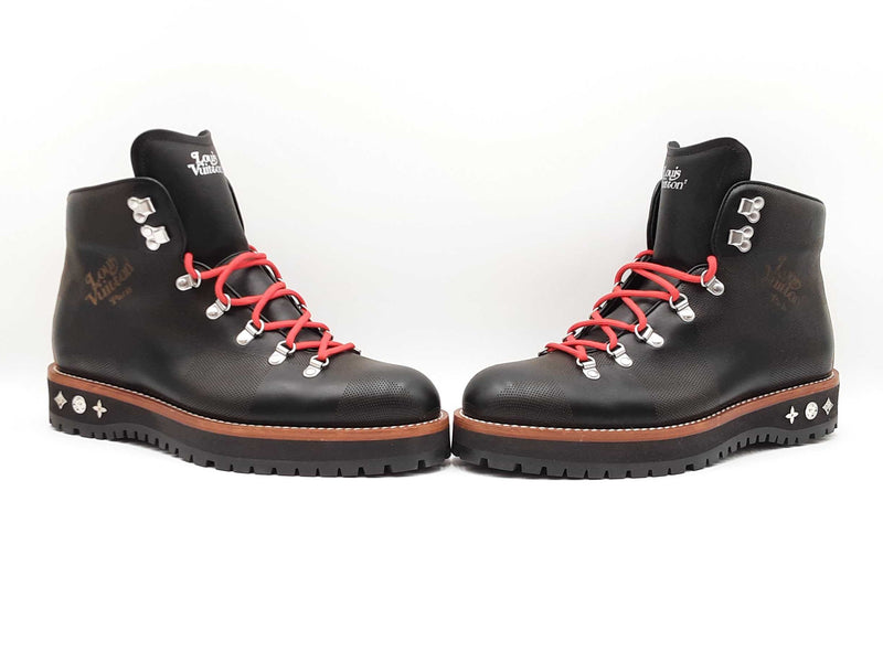 Louis Vuitton X Nigo Alpinist Boots In Damier Leather Size Us 10 Fw0825lzxdu