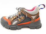 Gucci Flastrek Journey Gray Orange Shoes Size Gucci 38 W Do0625lxzde