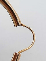 14k Yellow Gold Faceted Hoop Earrings 7.9 Grams Fw0326rzxdu