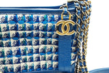 Chanel Gabrielle Blue Tweed Crossbody Bag Eb0326orxzde