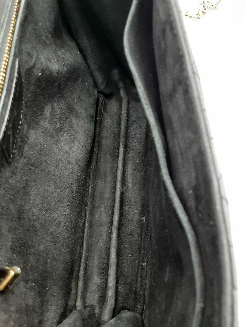 Christian Dior Black Leather Cannage Dioraddict Flap Shoulder Bag Eb1224cxzdu