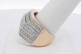 2.96cttw Diamond Ring In 10k Yellow Gold 9.2 Grams Size 10 Eb0726cxzsa