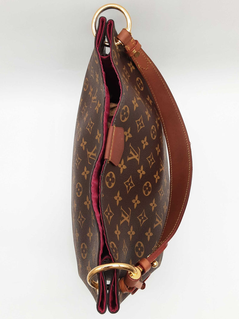 Louis Vuitton Graceful Brown Monogram Coated Canvas Tote Bag Do0525lxzxde