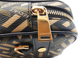Versace La Greca Signature Khaki Green Black Square Zipper Pouch Do0426rxde