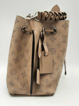 Louis Vuitton Perforated Monogram Mahina Leather Muria Bucket Bag Sd0325irzsa